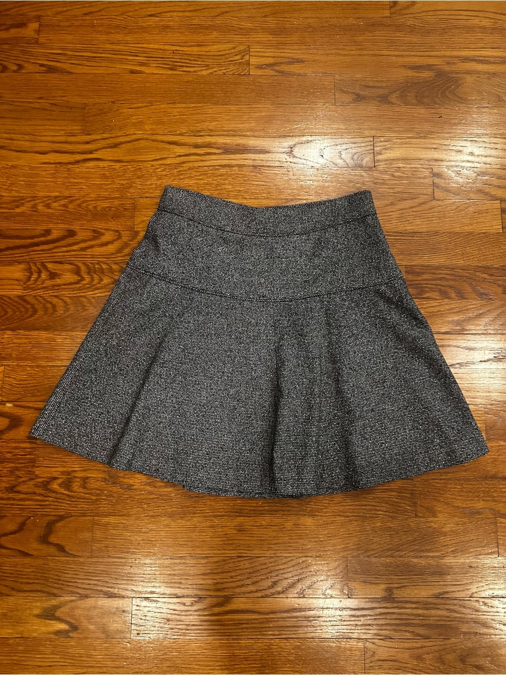Women's Gray A-Line Tweed Skirt - Banana Republic size 0